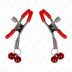 KINK - PINCE À METON DOUBLE CLOCHE ROUGE ROUGE 6 CM