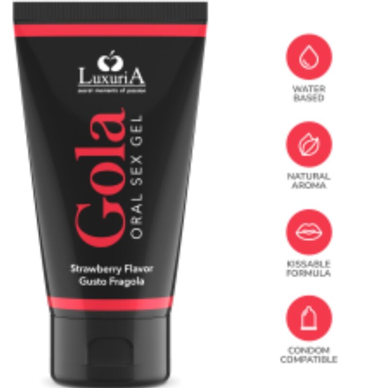 INTIMATELINE LUXURIA - ORALES GLEITGEL ERDBEERGESCHMACK 50 ML