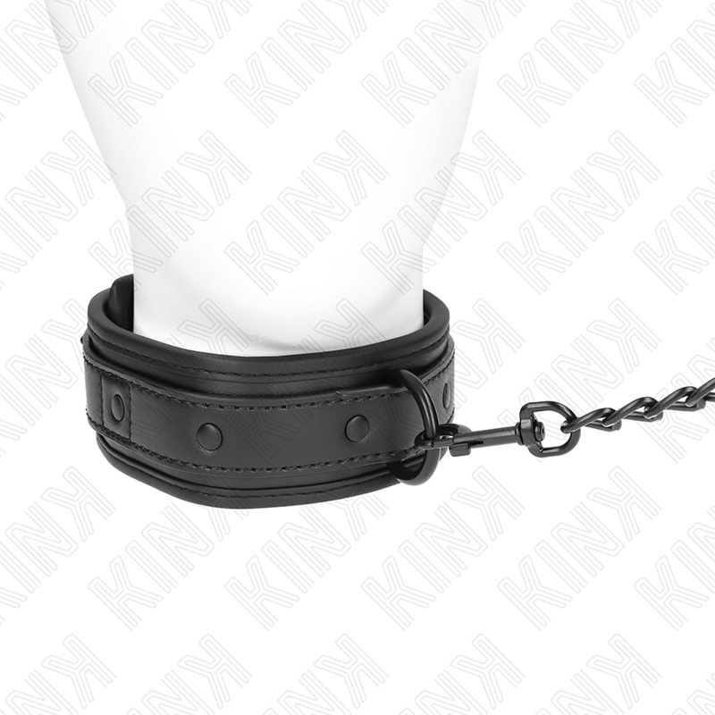 KINK - NEOPREN BONDAGE HALSBAND MODELL 2 MIT VERSTELLBAREM GÜRTEL 78 CM 37,5 X 49,5 CM