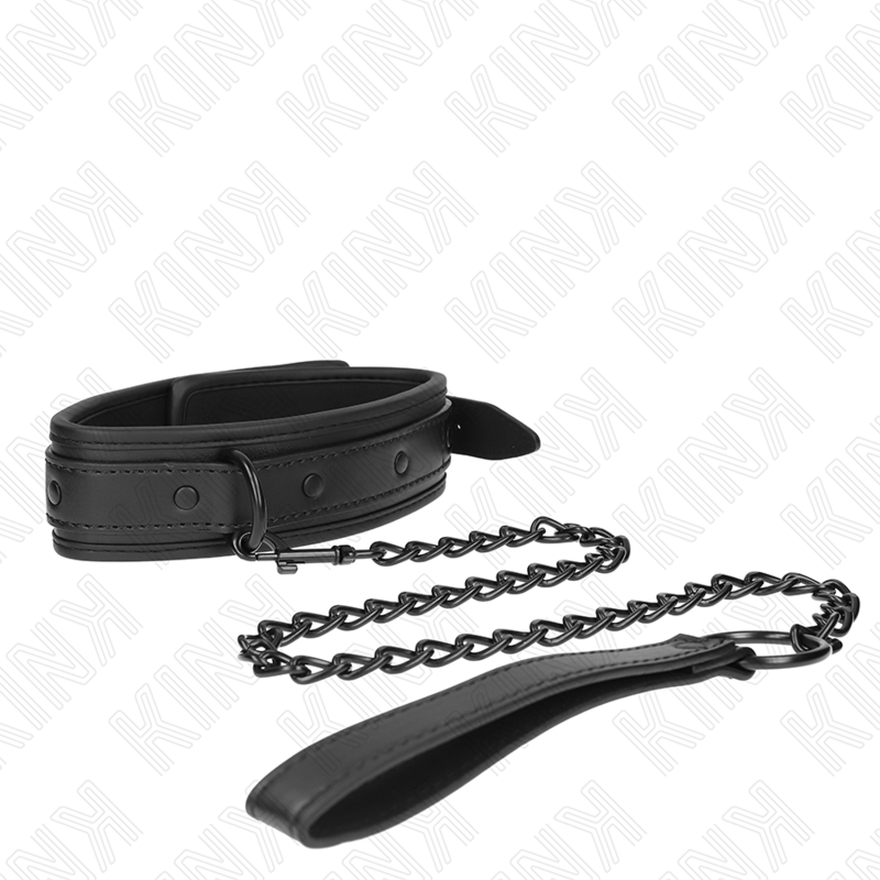 KINK - NEOPREN BONDAGE HALSBAND MODELL 2 MIT VERSTELLBAREM GÜRTEL 78 CM 37,5 X 49,5 CM