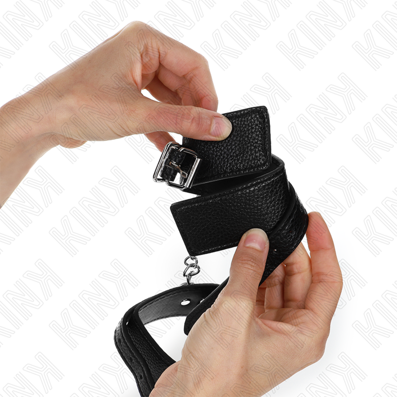 KINK - SCHWARZE SCHLANGENMUSTER-HANDGELENKSTÜTZE, VERSTELLBAR 20-28 CM X 5,4 CM