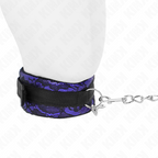 KINK - KURZE SAMT-SPITZENKETTE MIT GÜRTEL 105 CM MIT NYLONBESATZ 44 X 5,5 CM