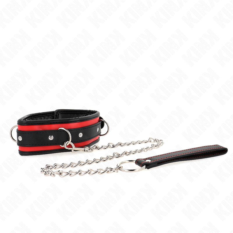 KINK - SCHWERES HALSBAND MIT GÜRTEL 65 CM MODELL 2 VERSTELLBAR 36,5-50 CM