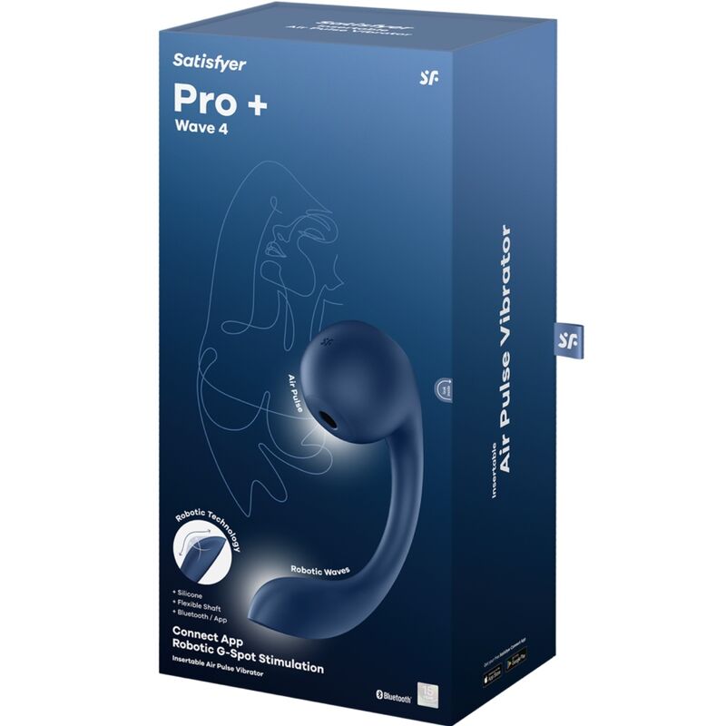 SATISFYER -  STIMULATEUR POINT G ET SUCCION CLITORIS PRO+ WAVE 4