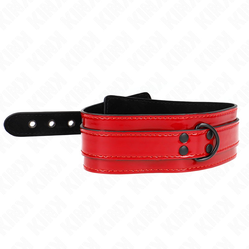 KINK - VERSTELLBARES HALSBAND WEINROT 37,5-49,5 CM X 5 CM