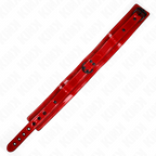 KINK - VERSTELLBARES HALSBAND WEINROT 37,5-49,5 CM X 5 CM