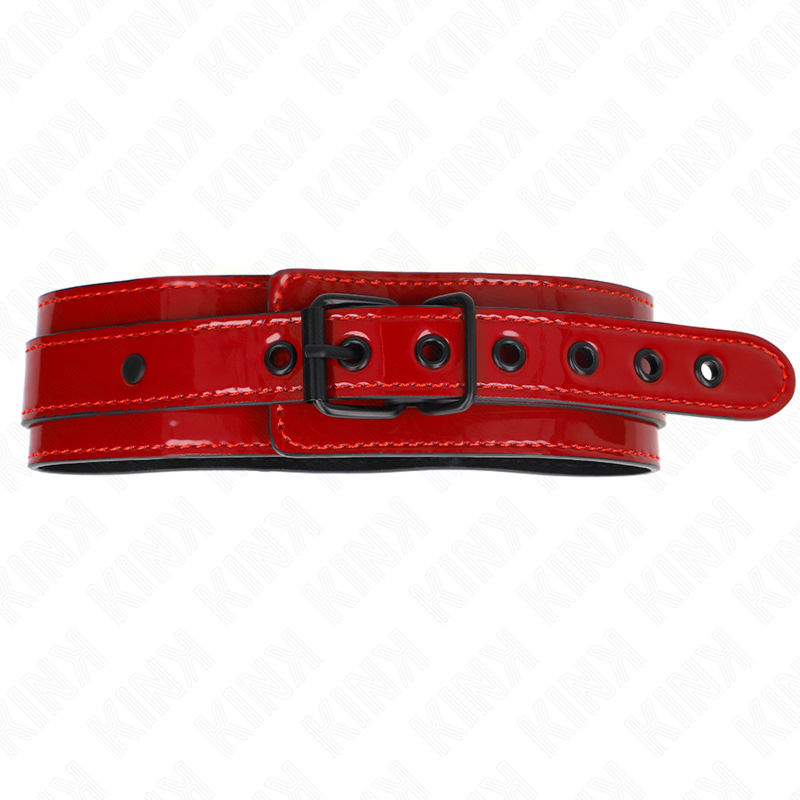 KINK - VERSTELLBARES HALSBAND WEINROT 37,5-49,5 CM X 5 CM