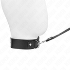 KINK - HALSKETTE MIT GÜRTEL 116 CM SCHWARZES VERSTELLBARES ARMBAND 32-50 CM X 8 CM