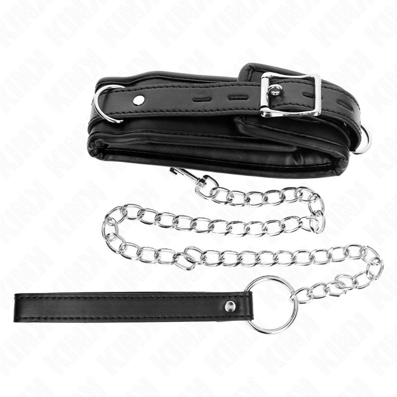 KINK - SCHWERES HALSBAND MIT GÜRTEL 65 CM MODELL 1 VERSTELLBAR 36,5-50 CM