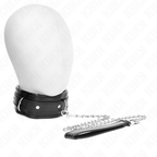 KINK - SCHWERES HALSBAND MIT GÜRTEL 65 CM MODELL 1 VERSTELLBAR 36,5-50 CM