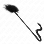 KINK – Silikonpeitsche mit Federn zum Kitzeln 47 cm