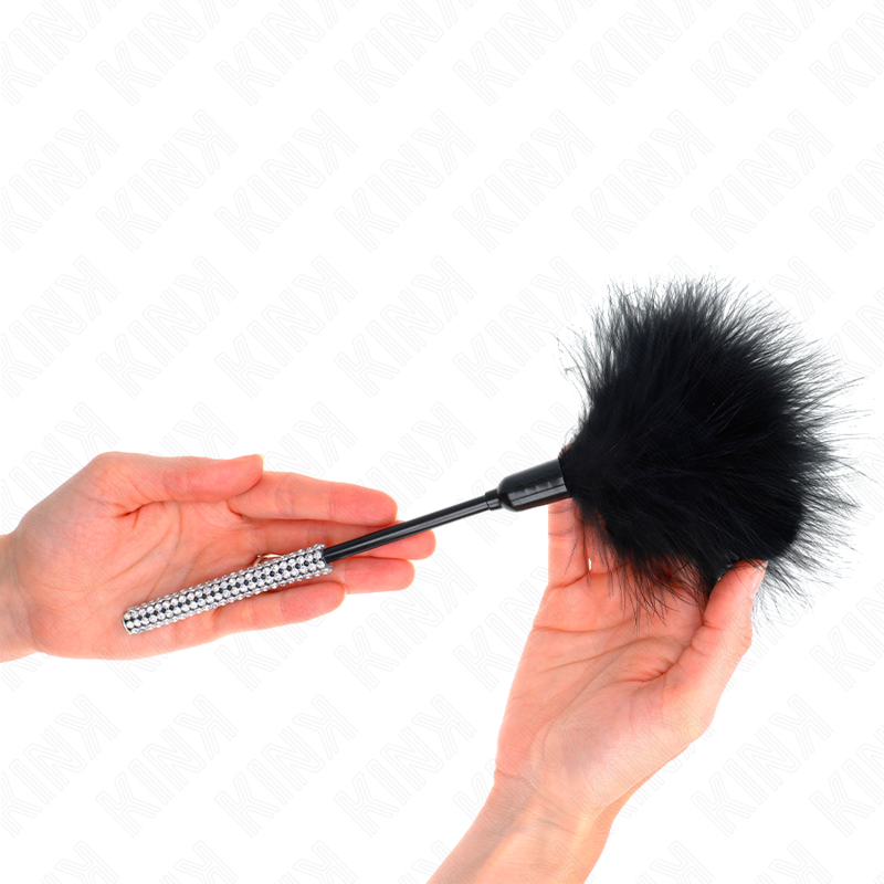 KINK - CHAKOUILLENFEDERN MIT STRASSGRIFF 27 CM