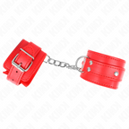 KINK - 3 VERSTELLBARE HANDGELENKFESSEL ROT 17,5-25 CM X 6 CM