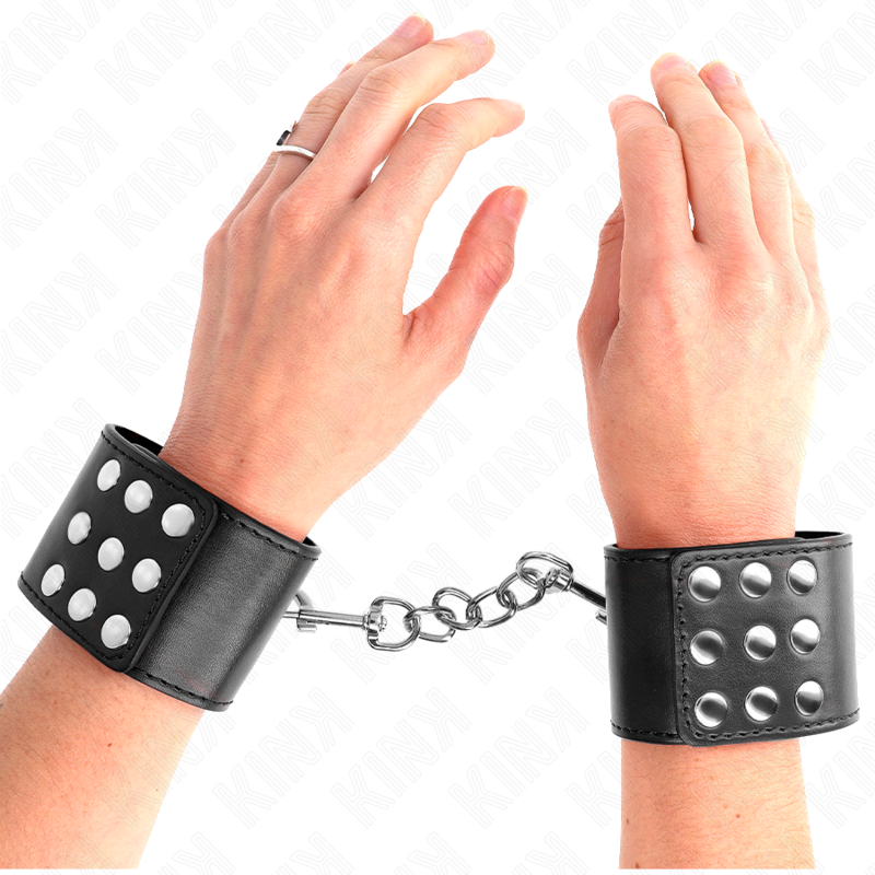 KINK - HANDGELENKSTÜTZE MIT DRUCKKNOPF SCHWARZ VERSTELLBAR 19-24 CM X 5,5 CM