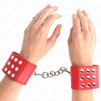 KINK – HANDGELENKSTÜTZE MIT ROTEM DRUCKKNOPF, VERSTELLBAR 19-24 CM X 5,5 CM