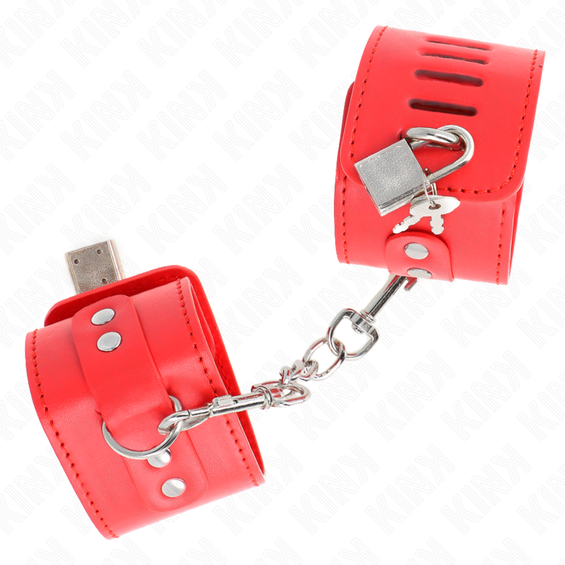 KINK - HANDGELENKSTÜTZE MIT ROTEM, VERSTELLBAREM SCHLOSS 16-23 CM X 5,5 CM