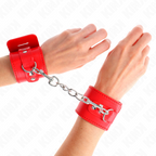 KINK - HANDGELENKSTÜTZE MIT ROTEM, VERSTELLBAREM SCHLOSS 16-23 CM X 5,5 CM