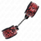 KINK - VERSTELLBARE HANDGELENKSTÜTZE, DUNKELROT MIT DIAMANTMUSTER, 17-26 CM X 5,5 CM