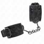 KINK - SCHWARZE, VERSTELLBARE HANDGELENKBÄNDER MIT DUNKLEM SPITZENBESATZ 19-26 CM