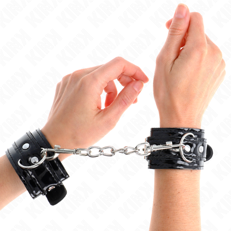 KINK - VERSTELLBARE HANDGELENKBANDAGEN AUS GLÄNZENDEM NEOPREN 17-24 CM X 4,5 CM