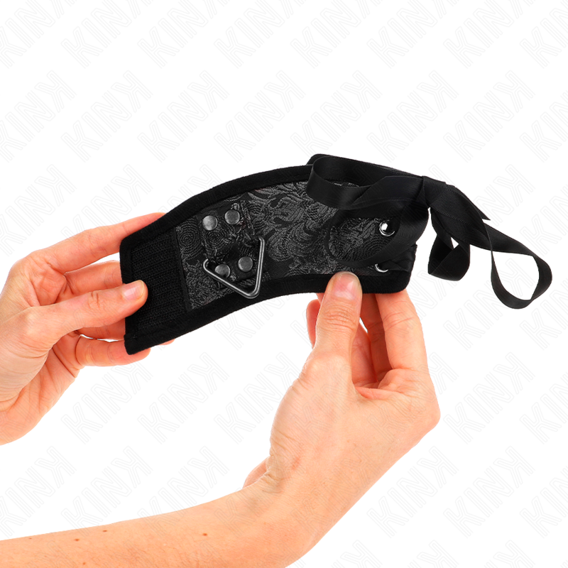 KINK – SKANDAL-HANDSCHLÄFSEL SCHWARZE SPITZE DETAILS 24,5 CM X 6,5 CM