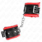 KINK - ROBUSTES, ROT GEFÜTTERTE, VERSTELLBARE HANDGELENKMANSCHETTEN 20-30 CM X 6 CM