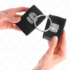 KINK - FIXE HANDGELENKSTÜTZEN MIT RING UND SCHLOSS SCHWARZ VERSTELLBAR 16-23 CM X 5,5 CM