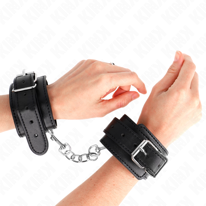KINK - SCHMALE, VERSTELLBARE SCHWARZE HANDGELENKSTÜTZEN 21-33 CM