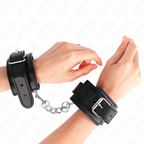 KINK - SCHMALE, VERSTELLBARE SCHWARZE HANDGELENKSTÜTZEN 21-33 CM