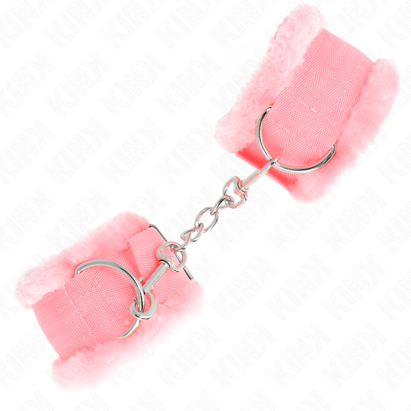 KINK - ROSA PELZGEFÜTTERTE VERSTELLBARE HANDGELENKSTÜTZEN 17-31 CM X 7 CM