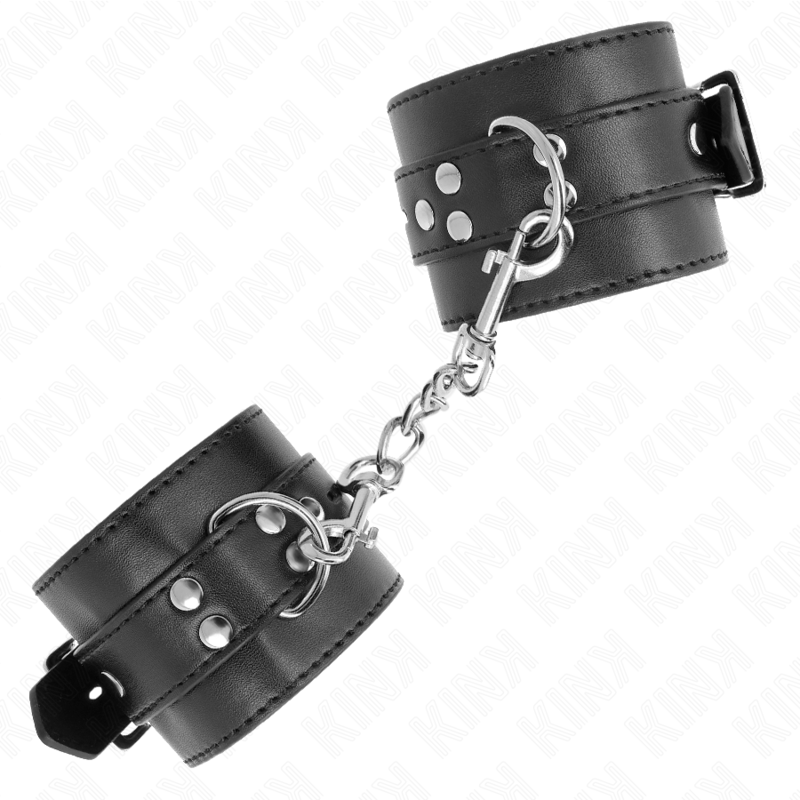 KINK - SCHWARZE HANDGELENKSTÜTZE MIT VERSTELLBAREM SCHWARZEN RIEMEN 17-28 CM X 6 CM