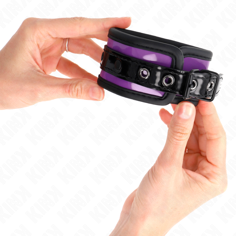 KINK – VERSTELLBARE HANDGELENKSTÜTZE AUS HELLVIOLETTEM NEOPREN 21–28 CM X 5 CM