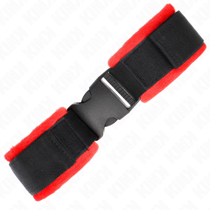 KINK - SCHWARZE NYLON-HANDGELENKMANSCHETTEN MIT KLETTVERSCHLUSS MODELL 1 VERSTELLBAR 25-35 CM X 6 CM