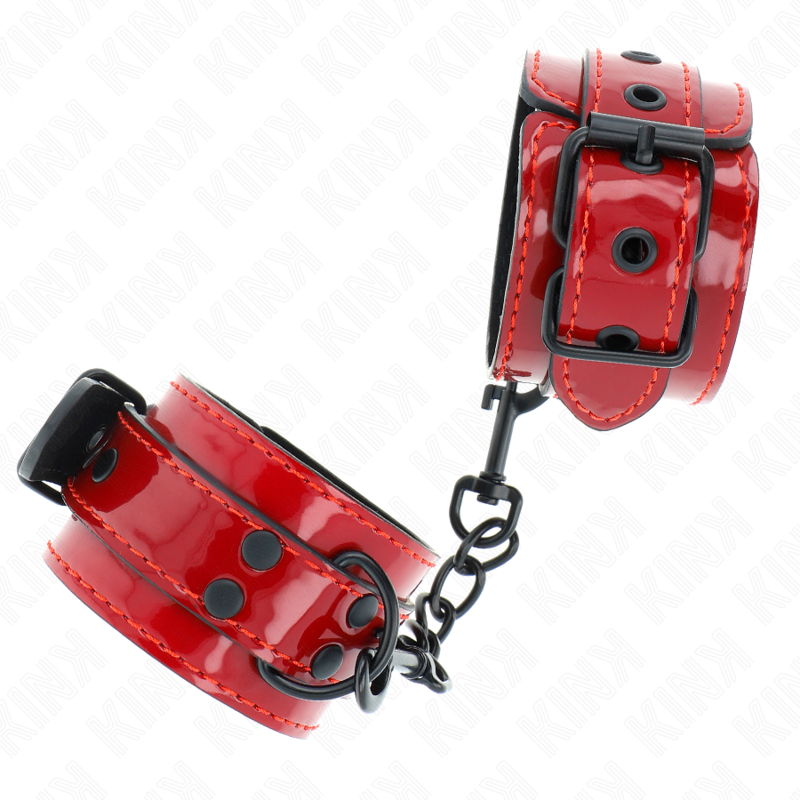 KINK - DUNKELROTE HANDSCHELLEN 23 X 5 CM