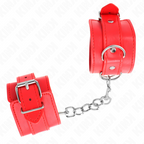 KINK – EINFACHE ROTE VERSTELLBARE HANDGELENKFESSELN 20-23 CM X 5,5 CM