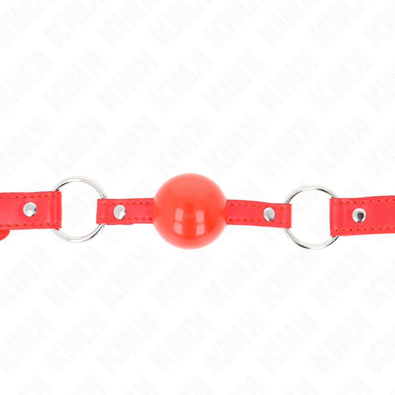 KINK - TPE KNEBELBALL 4 CM MIT ROJO SCHLOSS 60 x 2 CM