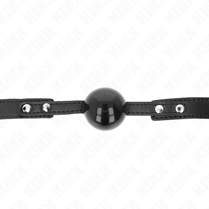 KINK - WEICHER TPE-BALL 4 CM KNEBEL MODELL 3 60 x 2 CM VERSTELLBAR 37-52 CM