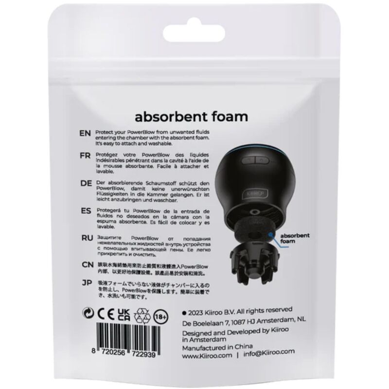KIIROO - POWER BLOW SAUGFÄHIGER SCHAUM 5ER-PACK