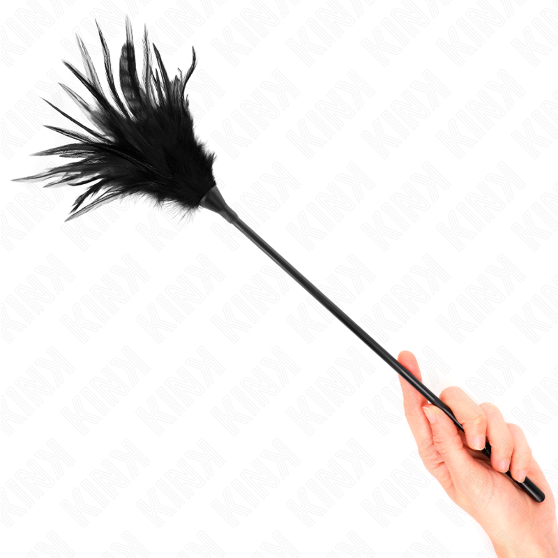 KINK - MEHRERE SCHWARZE KITZIELFEDERN 45 CM