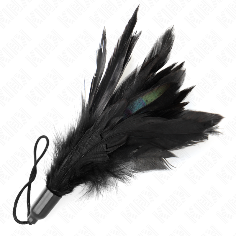 KINK - KITZELLUST-FEDER MIT KORDELGRIFF, KUNSTSTOFFBASIS, 15 CM