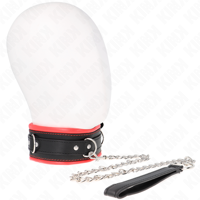 KINK - SCHWERES HALSBAND MIT GURT 65 CM MODELL 3 VERSTELLBAR 36,5-50 CM