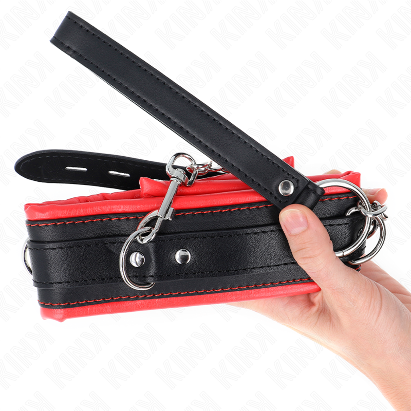 KINK - SCHWERES HALSBAND MIT GURT 65 CM MODELL 3 VERSTELLBAR 36,5-50 CM
