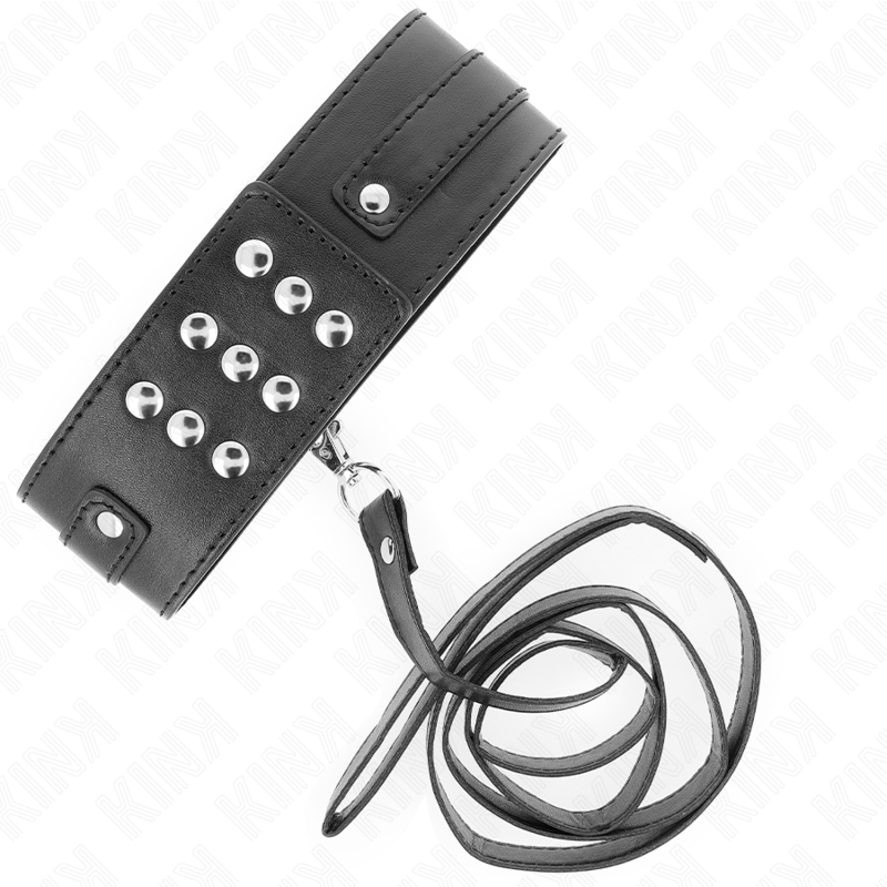 KINK - HALSBAND MIT GURT 116 CM MODELL 1 VERSTELLBAR 36-43 CM X 5 CM