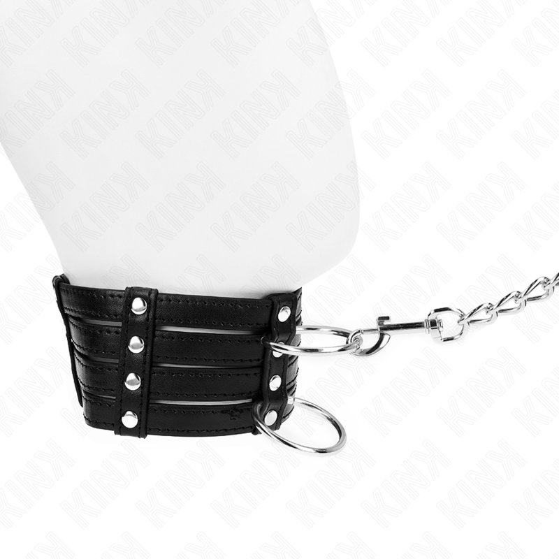 KINK - HALSBAND MIT GÜRTEL 65 CM SUB STYLE VERSTELLBAR 35-51 CM X 7 CM