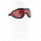 KINK - ROTES HAARBAND MIT DIAMANTENMUSTER 20,5 x 6 CM
