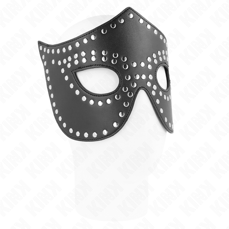 KINK - NIETEN-LEDERMASKE MODELL 2 30 x 12 CM