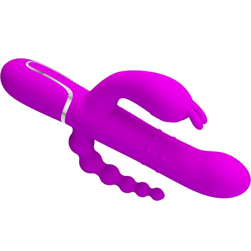 PRETTY LOVE - CAMMY MULTIFUNKTIONALER 4-IN-1-TRIPLE-VIBRATOR ROSA