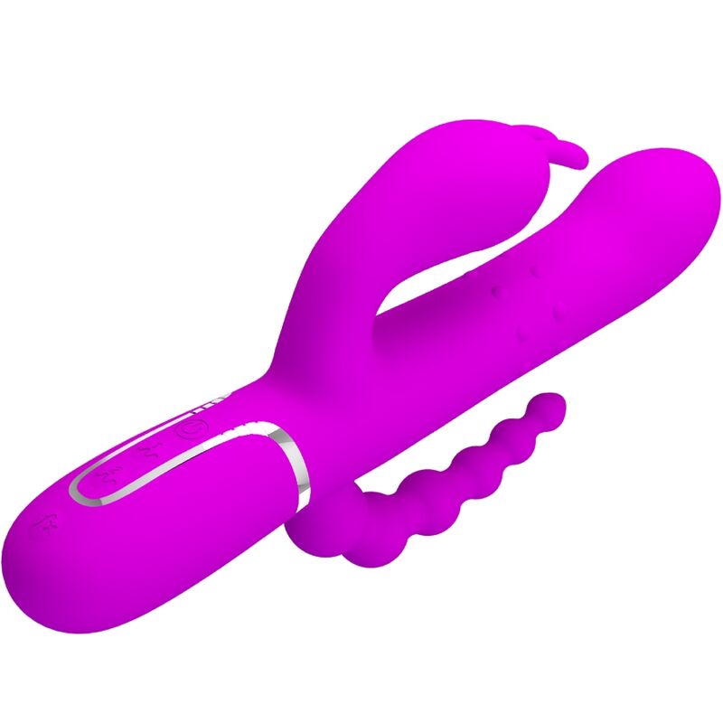 PRETTY LOVE - CAMMY MULTIFUNKTIONALER 4-IN-1-TRIPLE-VIBRATOR ROSA