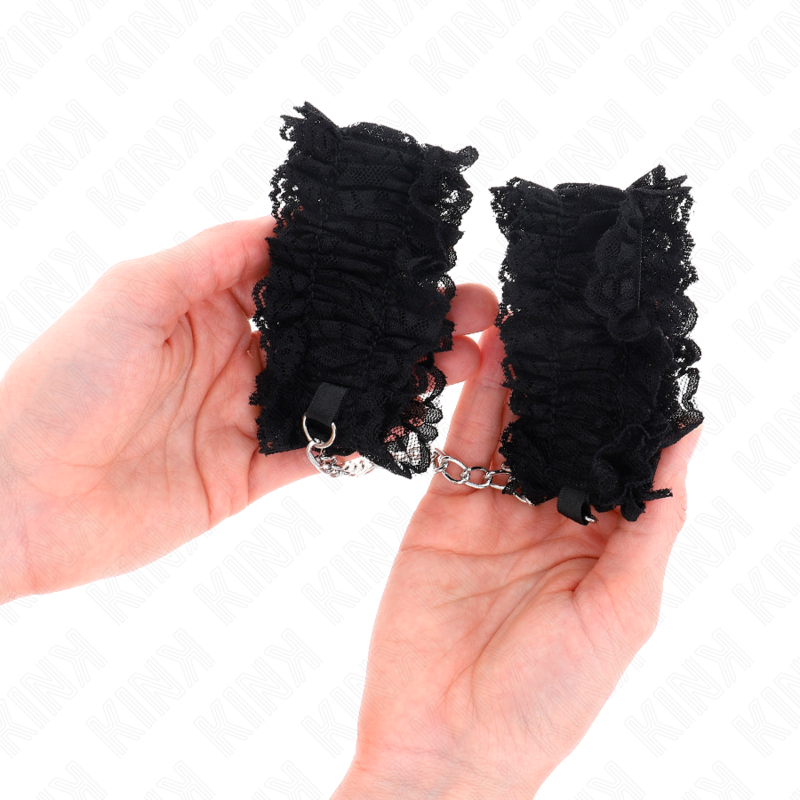 KINK - SCHWARZE ELASTISCHE SPITZEN-HANDGELENKBÄNDER