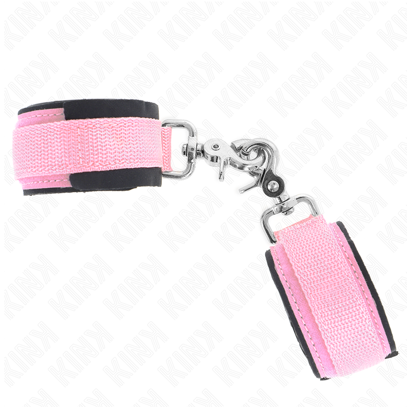 KINK - VERSTELLBARE ROSAFARBENDE NEOPREN-HANDGELENKSTÜTZEN 22-34 CM